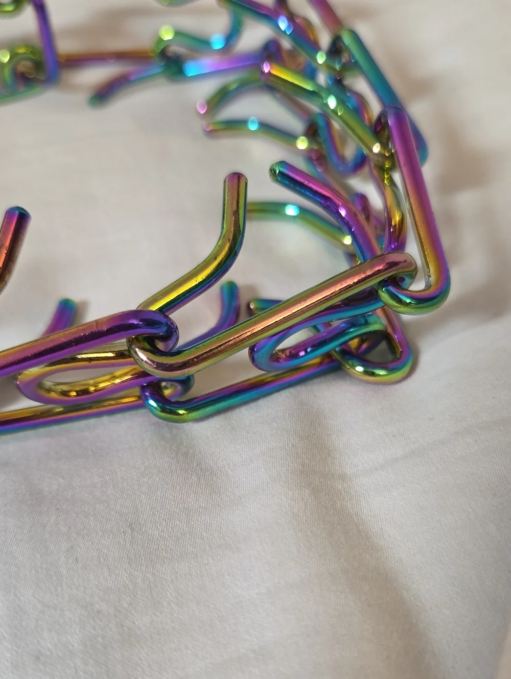 Rainbow Prong Training Collar
